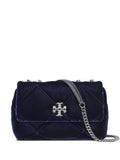 New SeasonTory Burchsmall Kira diamond-quilted velvet shoulder bag