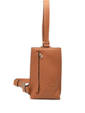 Pre-OwnedLoewe Pre-Owned2000-2020 Soft Grained Calfskin Vertical T Pocket crossbody bag