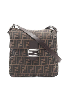Pre-OwnedFendi Pre-Owned2000s Zucca canvas shoulder bag