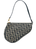Pre-OwnedChristian Dior Pre-Owned2001 Mini Diorissimo Canvas Saddle Pochette shoulder bag