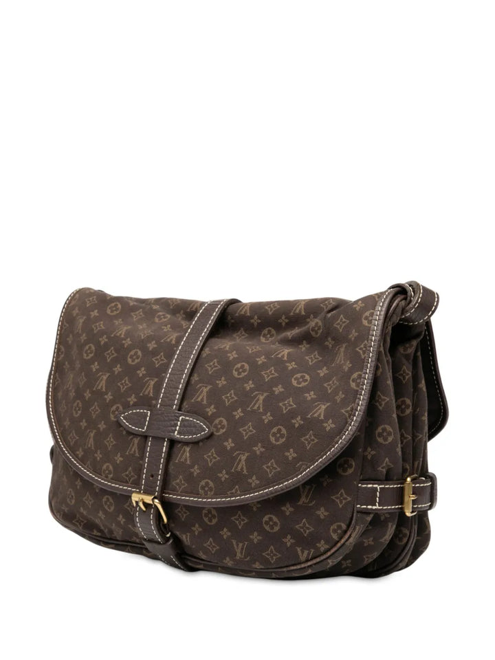 Pre-OwnedLouis Vuitton Pre-Owned2007 Monogram Mini Lin Saumur 30 crossbody bag