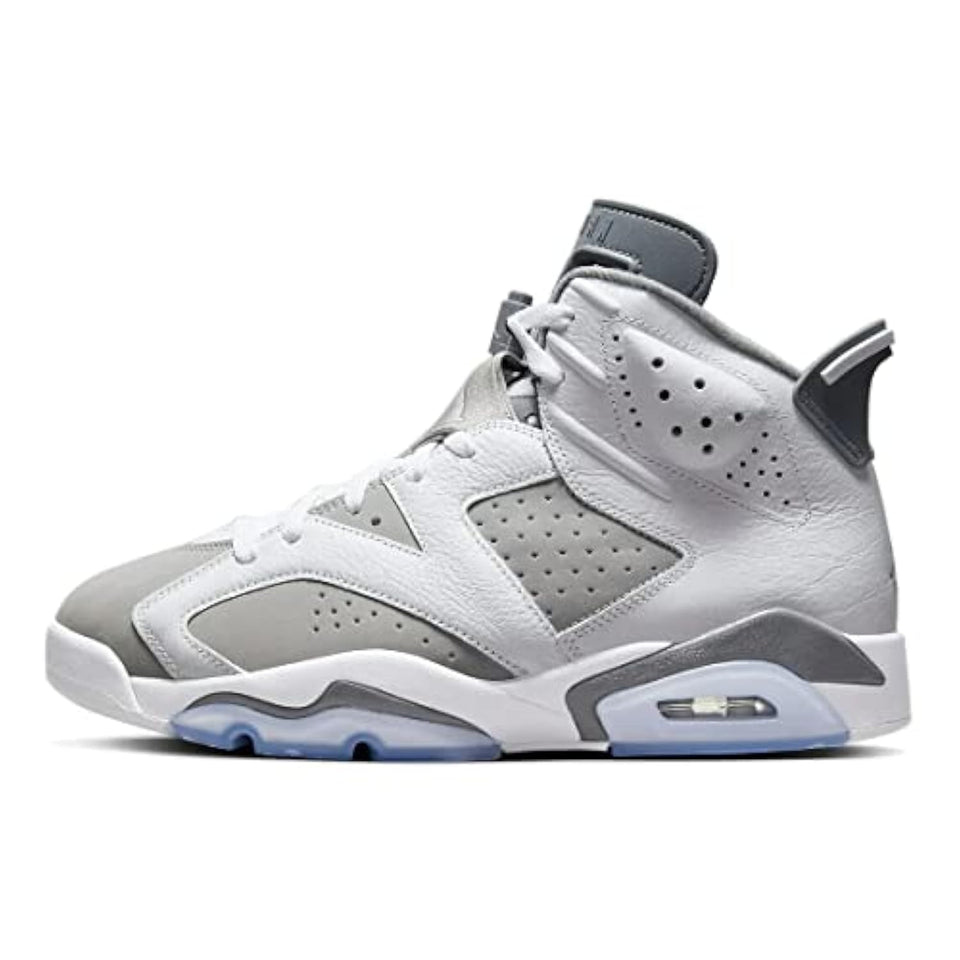  Jordan Men's Air 6 Chrome White Medium Grey-cool Grey