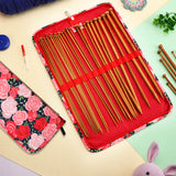 Handmade Wool Knitting Needle Storage Bag