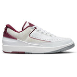 Jordan Men's 2 Retro Low Cherrywood White Cherrywood Red