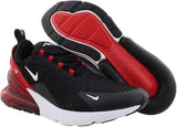  Air Max 270 Shoes University Red Anthracite White Black