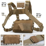 Men's Outdoor Tactics Vest Jacket Bag