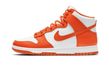  Dunk High Shoes White Orange Blaze
