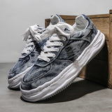 Dissolving Shoes Men's Autumn New Retro Japanese Thick-soled Shoes