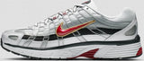  P-6000 Men's Shoes Red Black White