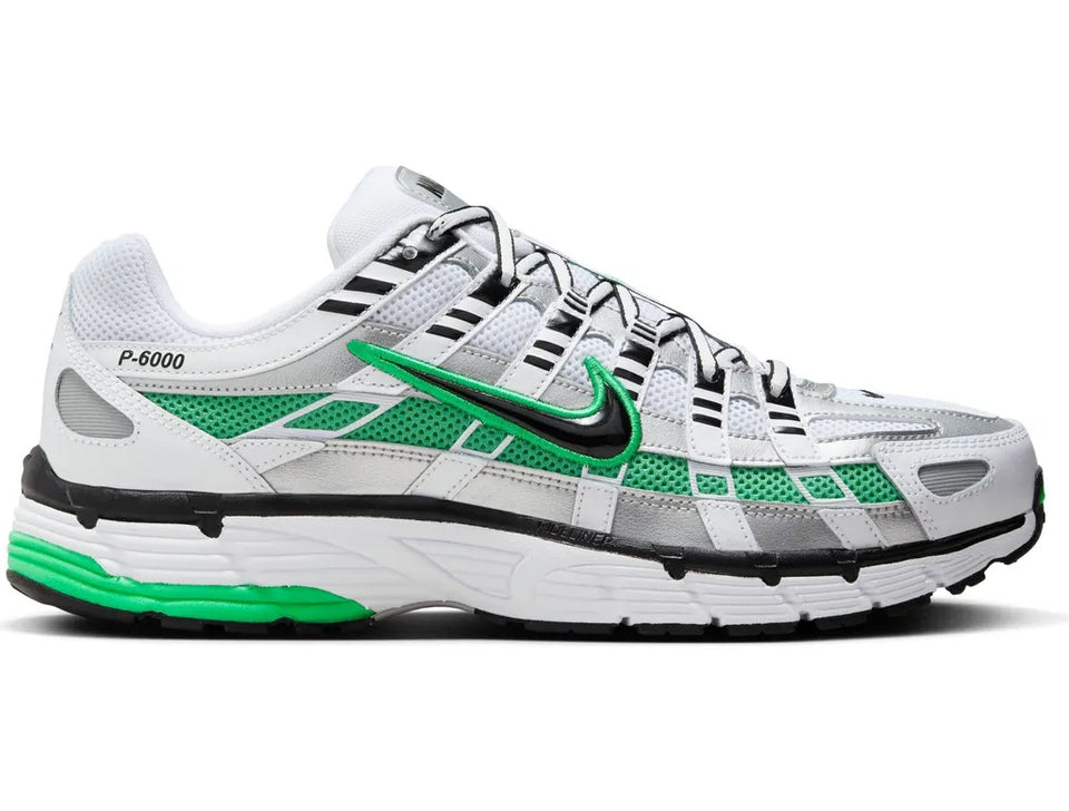  P-6000 Men's Shoes Green Black White